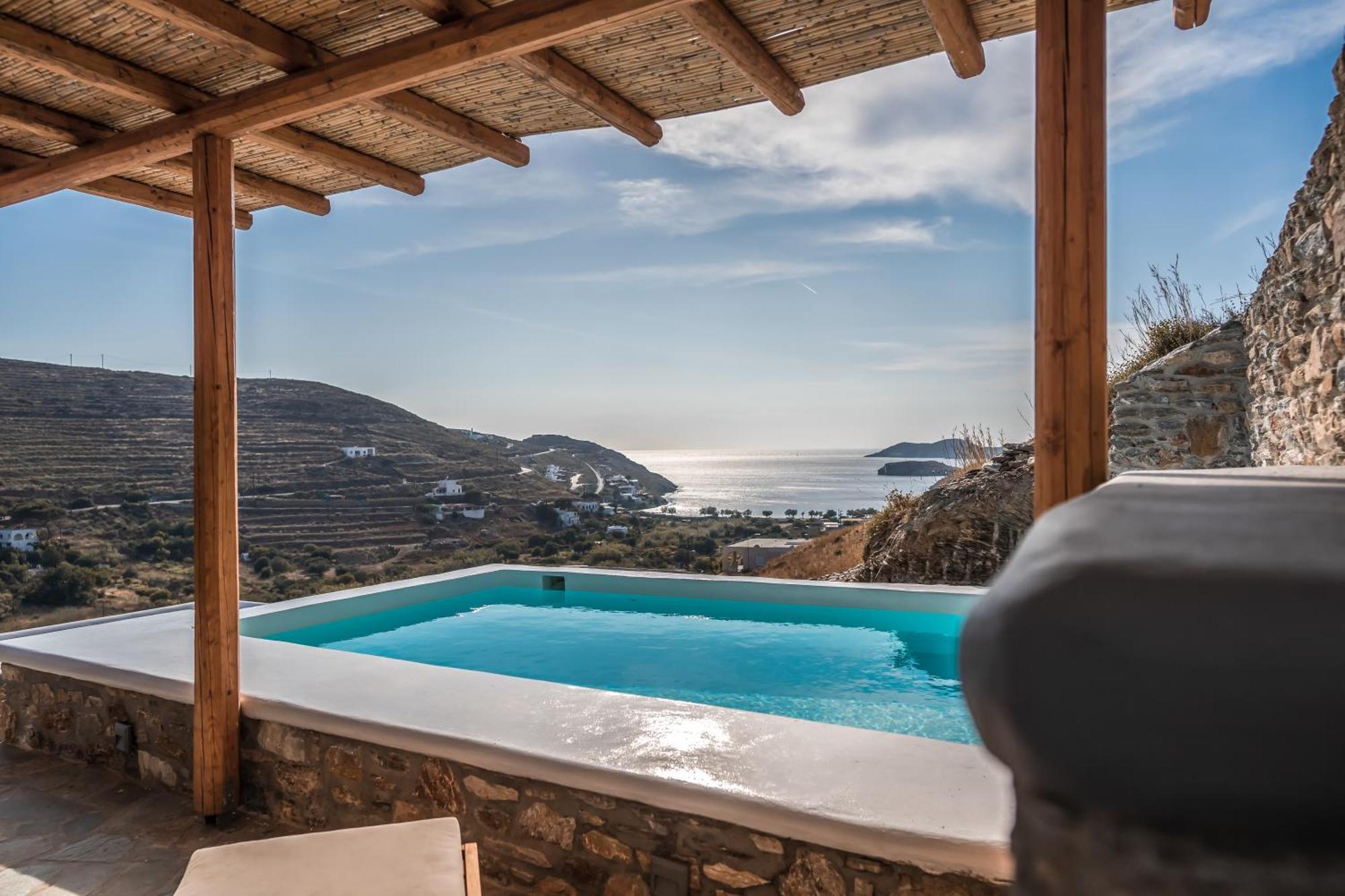 Epithea Suites Kythnos 5 Με Ιδιωτική Πισίνα Bagian luar foto