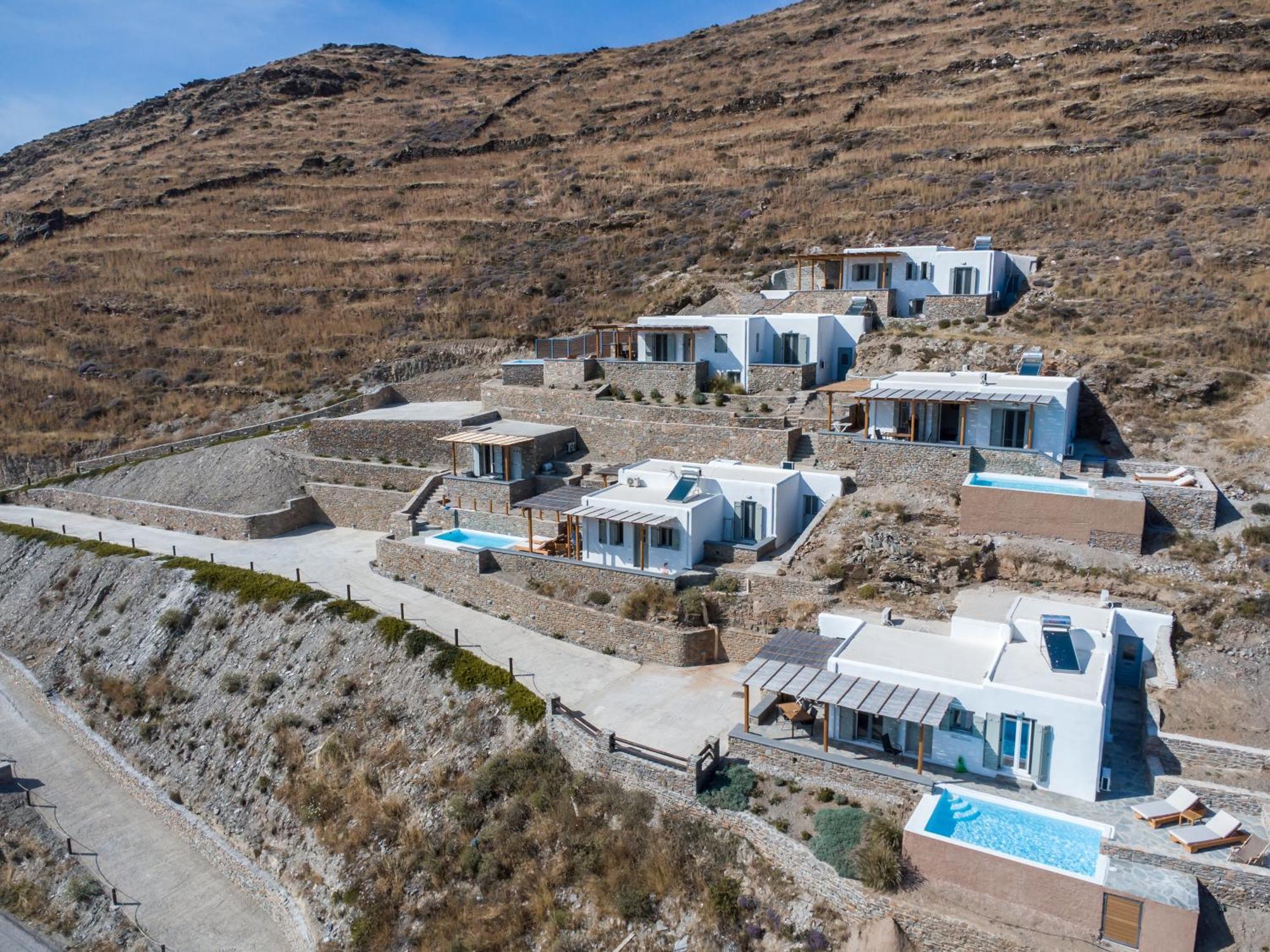 Epithea Suites Kythnos 5 Με Ιδιωτική Πισίνα Bagian luar foto